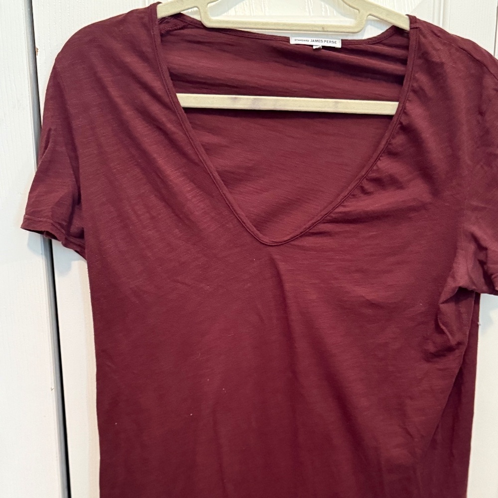 James Perse V-neck Tee